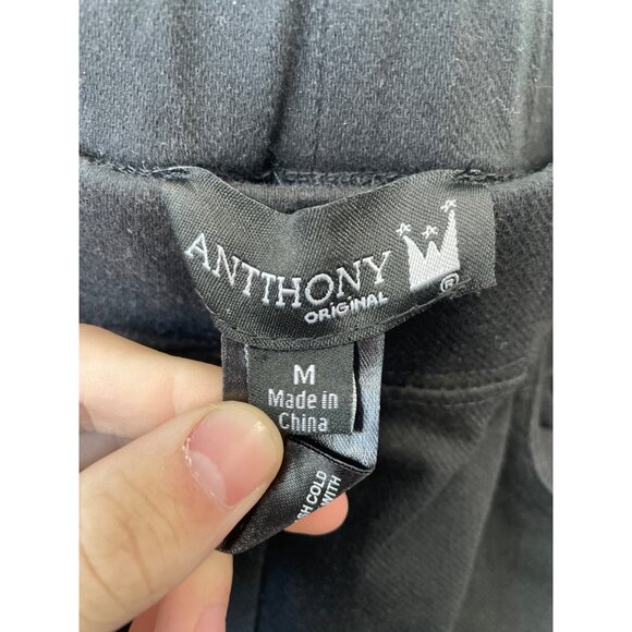 Antthony Galaxy Knit Denim Pull On Jegging Size Medium Skinny Black Stretch Knit - Picture 4 of 7